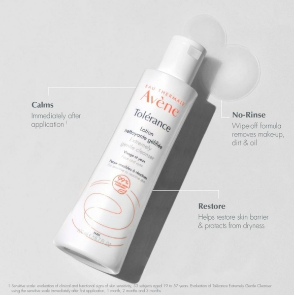 AVENE TOLERANCE EXTREMELY GENTLE CLEANSER LOTION. - Picture 3 of 6